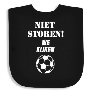 slab Niet storen we kijken voetbal